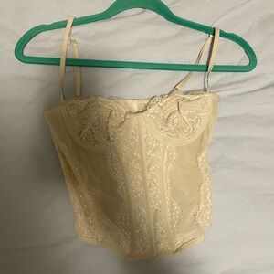 White Urban Corset Top